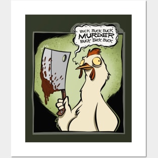 Murder Chicken! Posters and Art